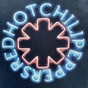 Red Hot Chili Peppers Neon Sign Logo T-Shirt